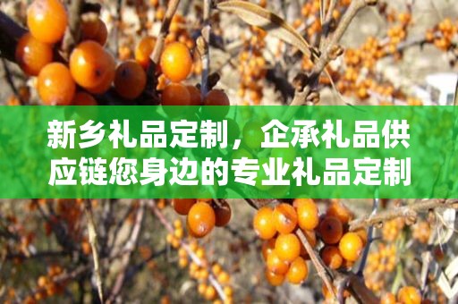 新乡礼品定制，企承礼品供应链您身边的专业礼品定制公司